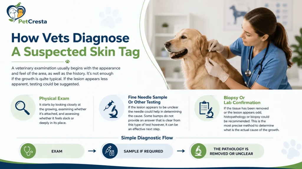 How Vets Diagnose A Suspected Skin Tag