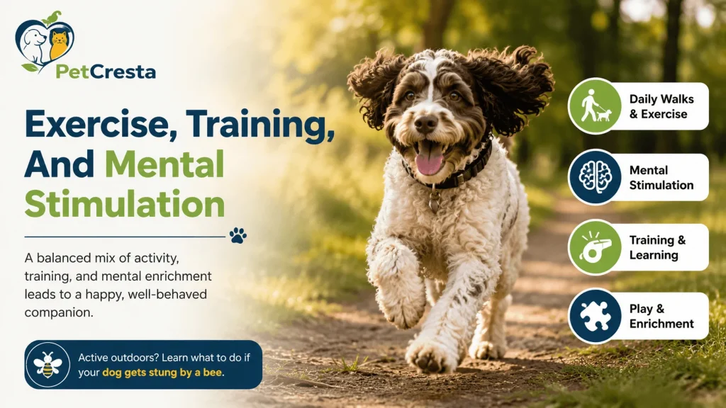 Springer Doodle Exercise, Training, And Mental Stimulation