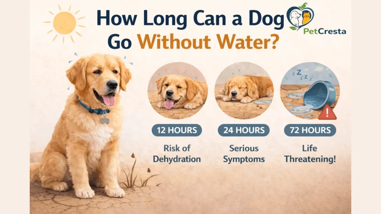 how long can a dog go without water