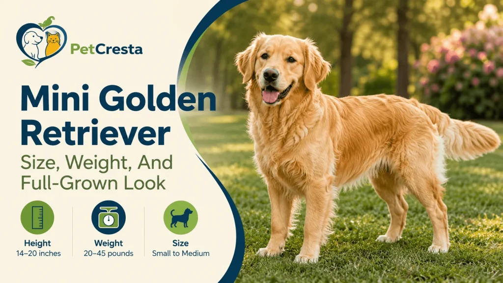 Mini Golden Retriever Size, Weight, And Full-Grown Look