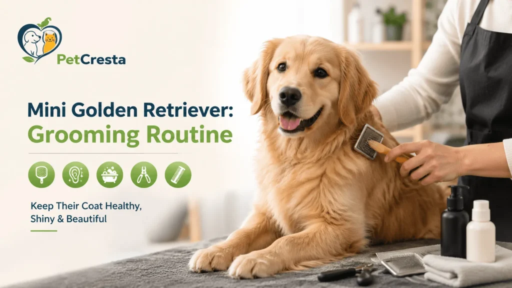 Mini Golden Retriever: Grooming Routine