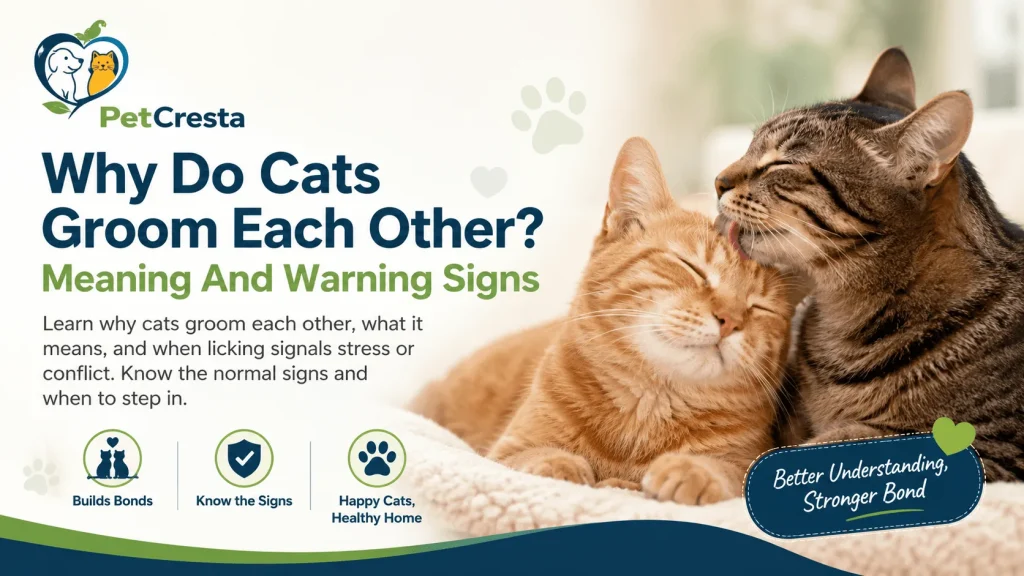 Why Do Cats Lick Each Other? Reasons Cats Lick And Groom Each Other