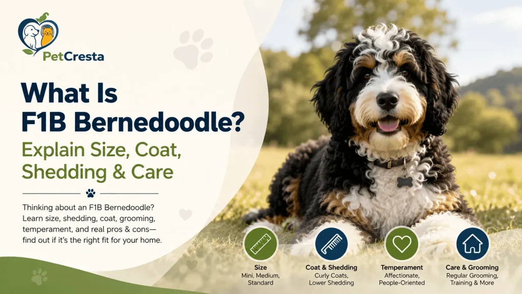 What is F1B bernedoodle?
