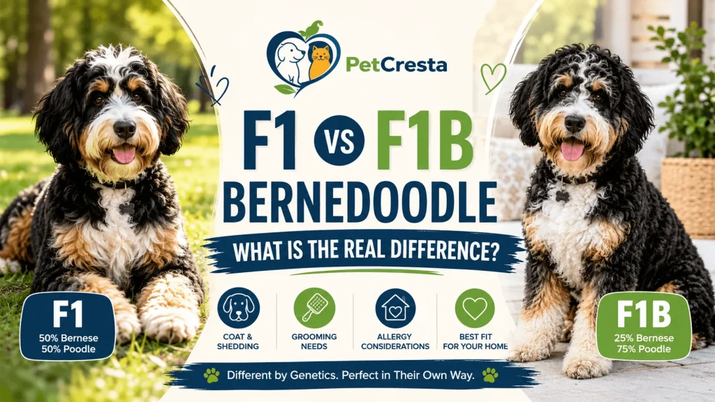 F1 Vs F1B Bernedoodle What is the real Difference