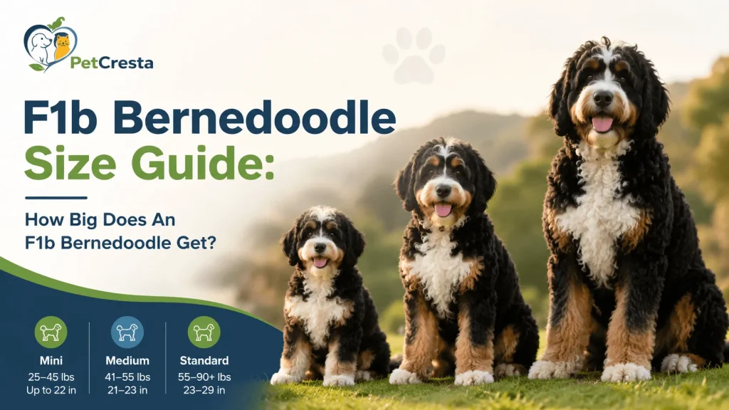 F1B Bernedoodle Size Guide: How big Does An F1B berneddole get?
