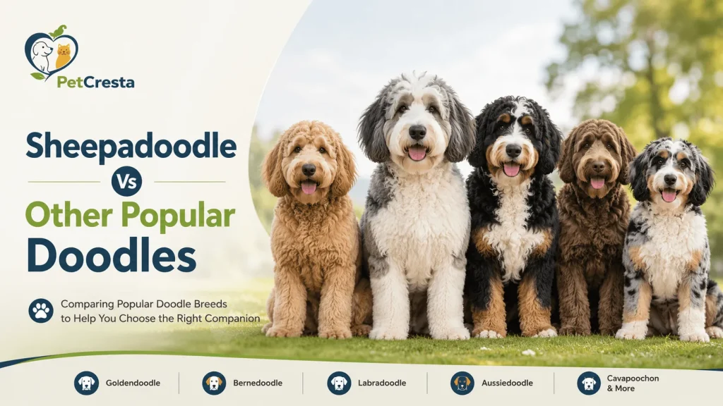 Sheepadoodle vs other popular Doodles