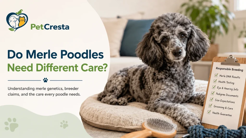 Do Merle Poodles Need Diffrent care?