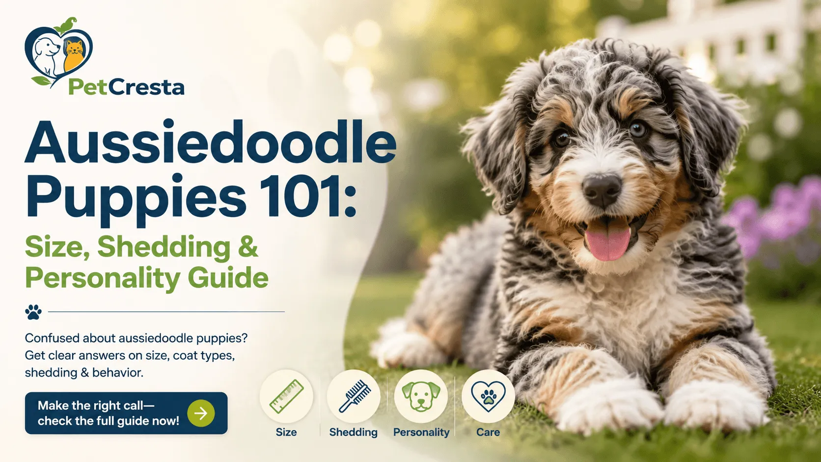 aussiedoodle puppies101: Size, shedding & personality guide