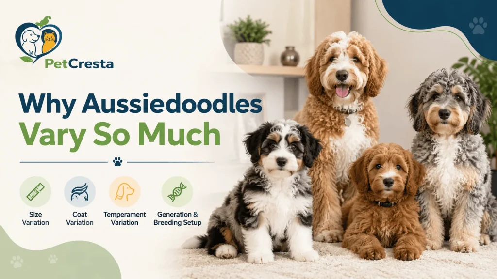 Why aussiedoodles vary so much?