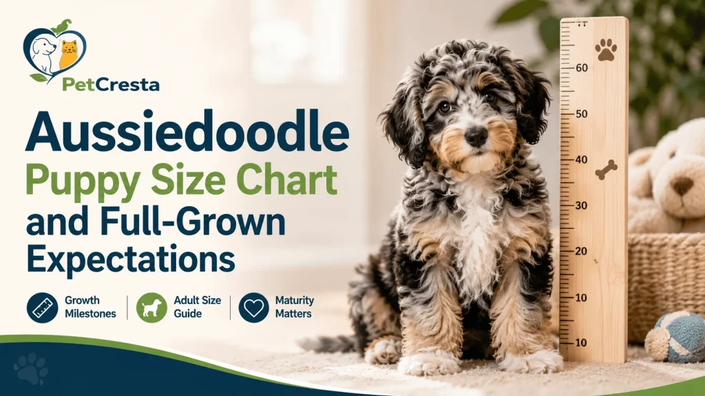 Ausisedoodle puppy size chart and full grown expectation