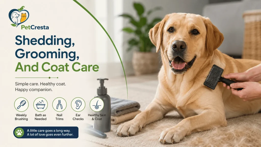 Shedding, Grooming, and coat care