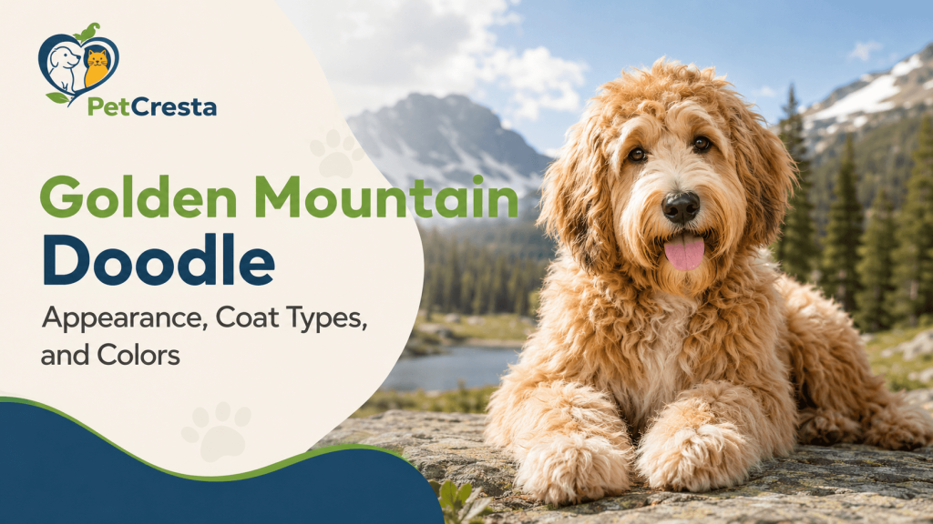Golden Mountain Doodle Appearance, Coat Types, and Colors