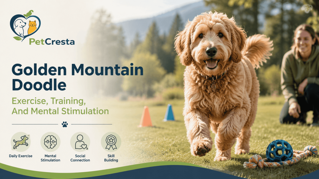 Golden Mountain Dooodle Exercise, Training, And Mental Stimulation