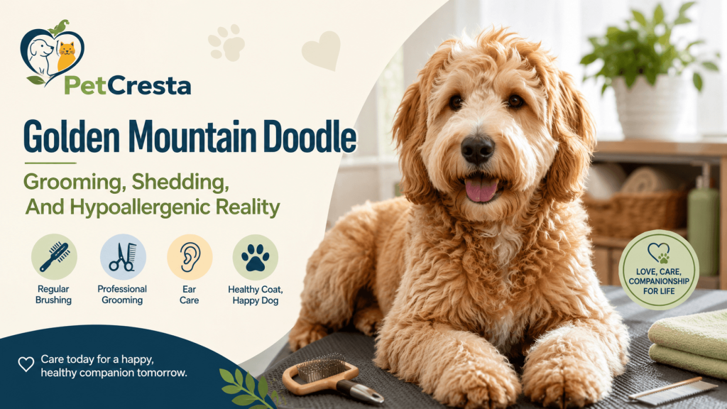 Golden Mountain Dooodle Grooming, Shedding, And Hypoallergenic Reality