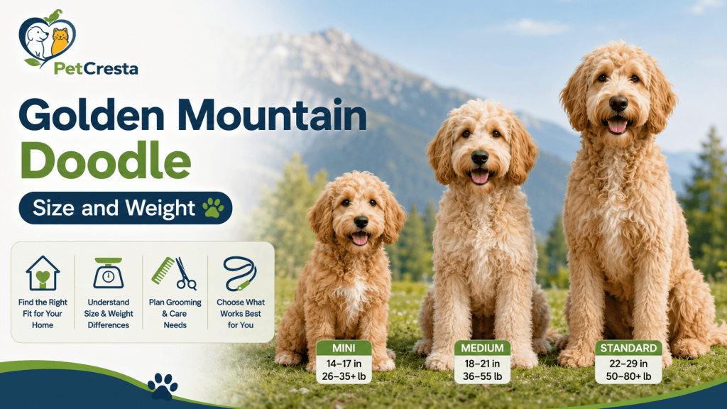Golden Mountain Doodle Size and Weight 