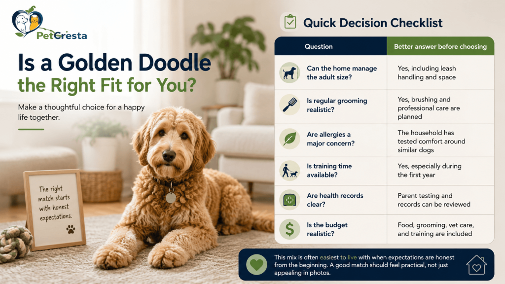 Is A Golden Doodle The Right Fit For You?
