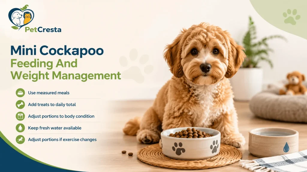 Mini Cockapoo Feeding And Weight Management