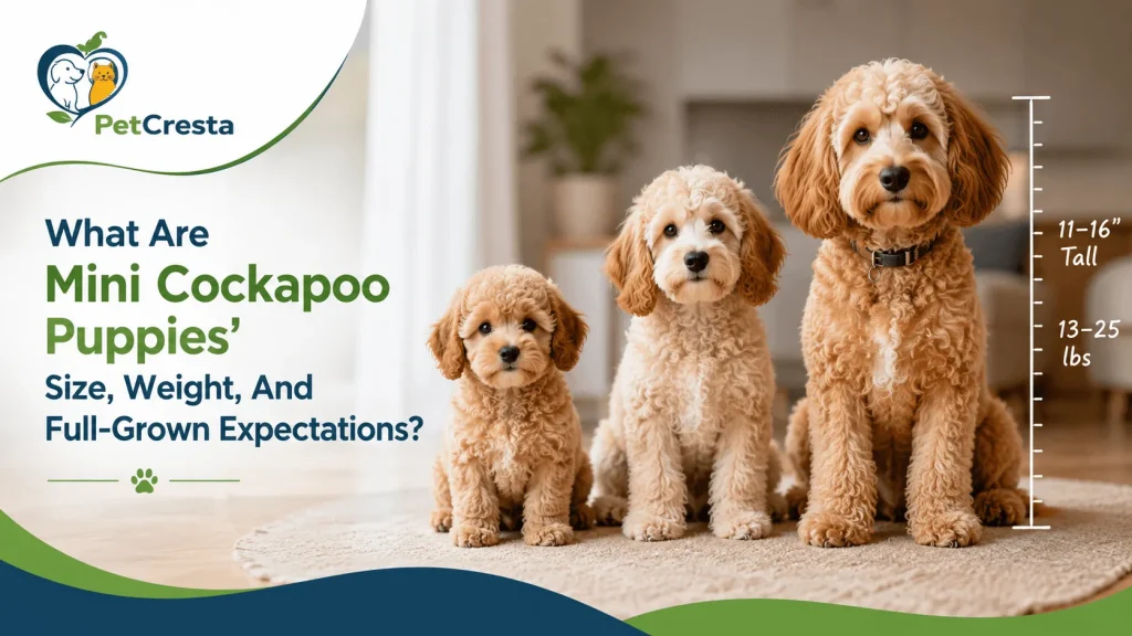 What Are Mini Cockapoo Puppies' Size, Weight, And Full-Grown Expectations?