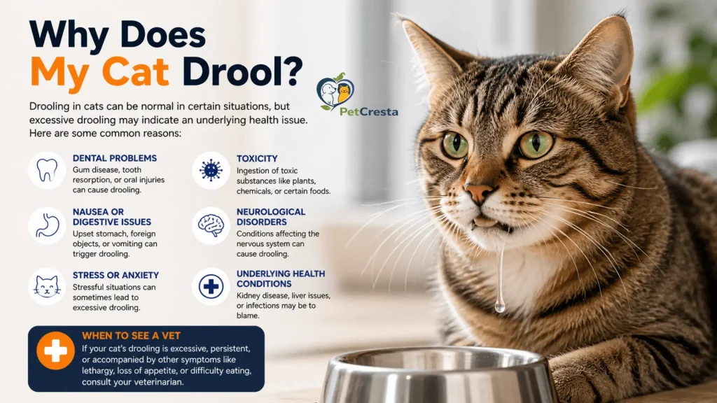 Why do cats drool? Causes, Red Flags, and Next Steps