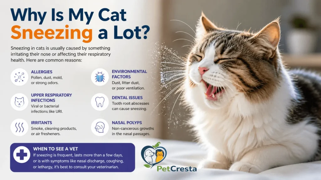 Why Is My Cat Sneezing So Much? Signs, Causes & Vet Help