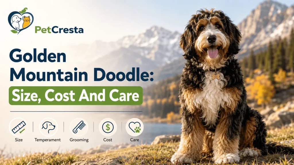 Golden Mountain Doodle Dog Breed Guide: Size, Temperament, Shedding, Grooming, and Cost