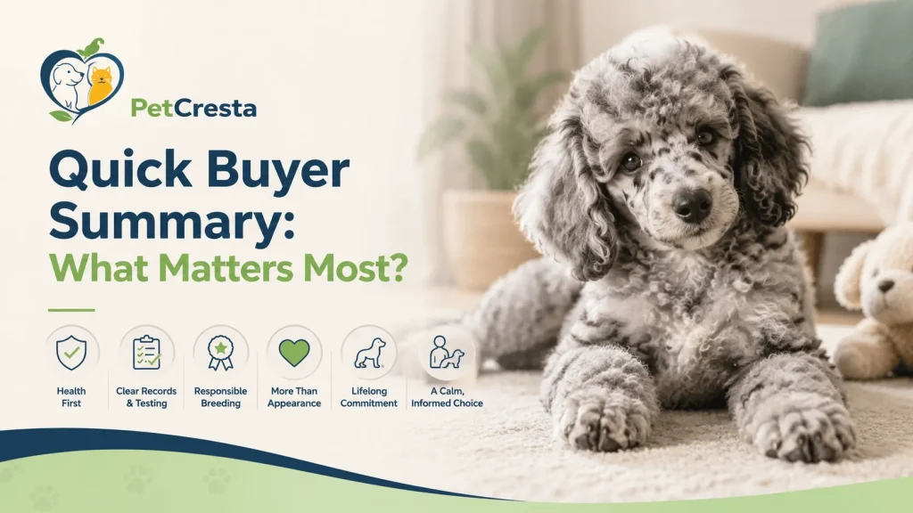 Quick Buyer Summary: What Matters Most?
