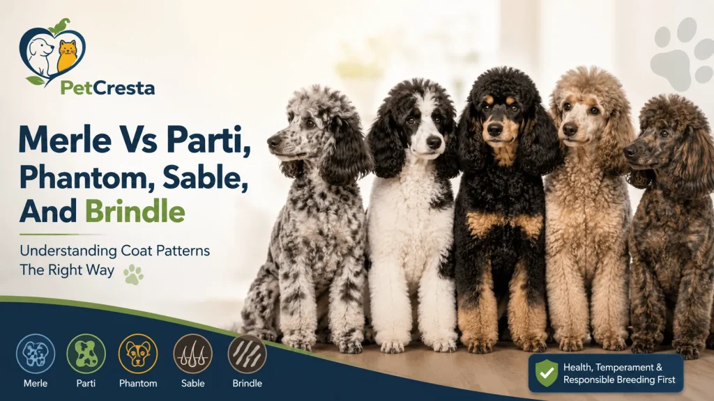 Merle Vs Parti, Phantom, Sable, And Brindle