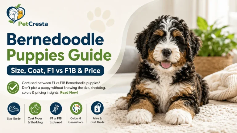 Bernedoodle Puppies Guide: Size, Coat, F1 vs F1B & Price