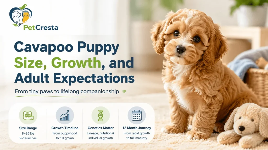 Cavapoo Puppy Size, Growth, and Adult Expectations