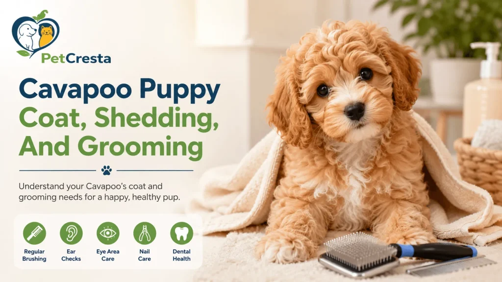 Cavapoo Puppy Coat, Shedding, And Grooming