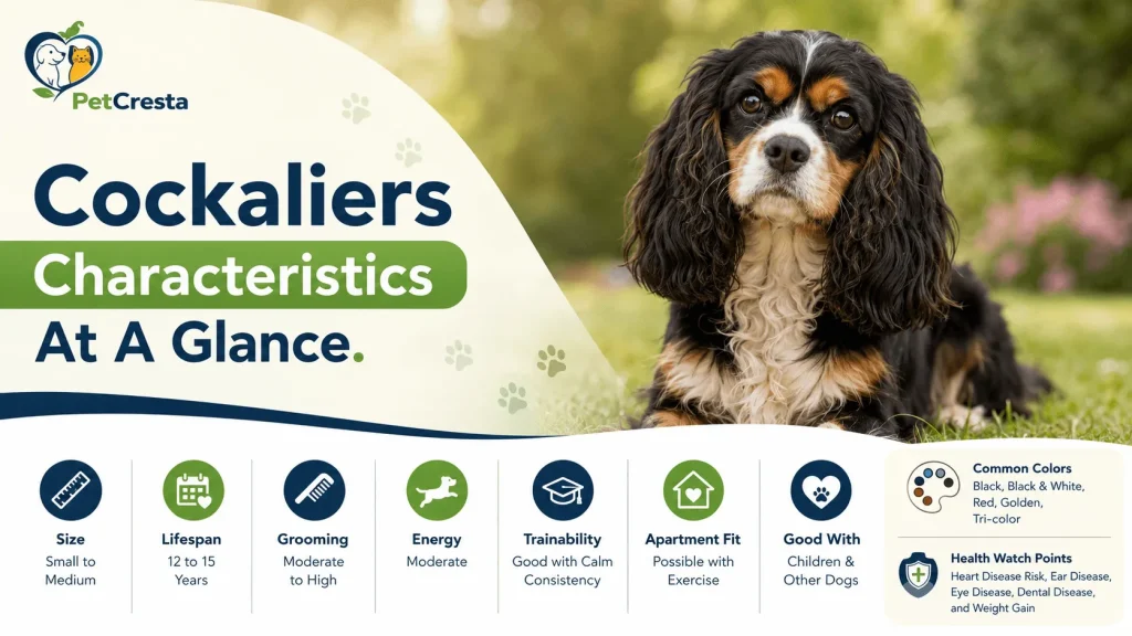Cockaliers Characteristics At A Glance