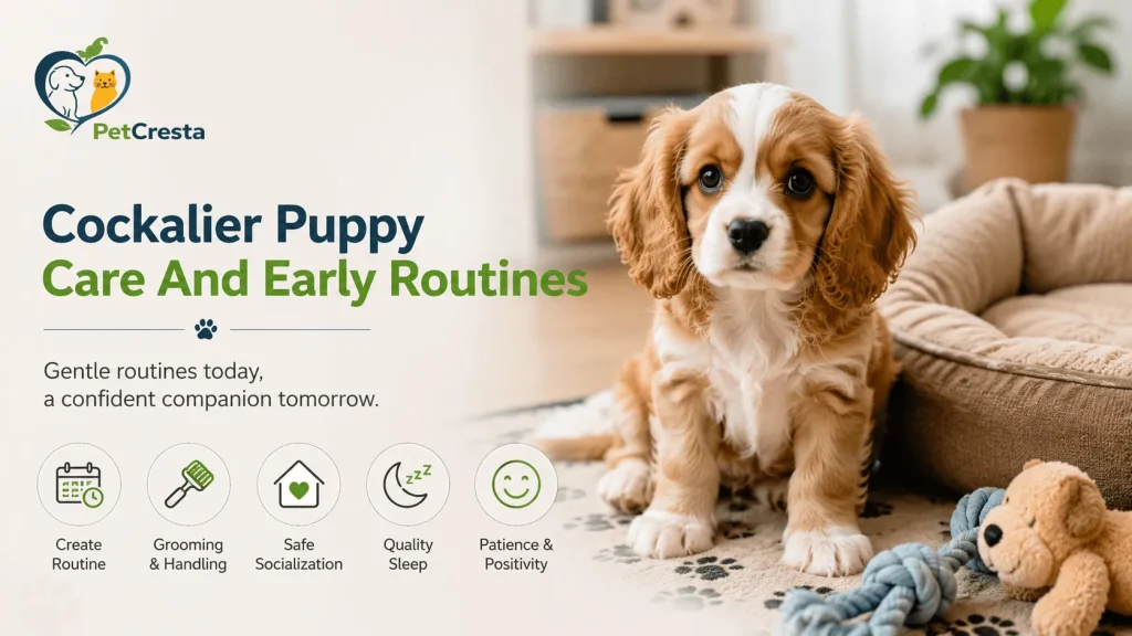 Cockalier Puppy Care And Early Routines