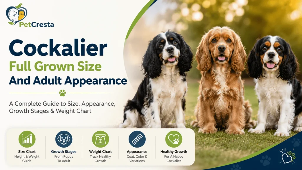 Cockalier Full Grown Size And Adult Appearance