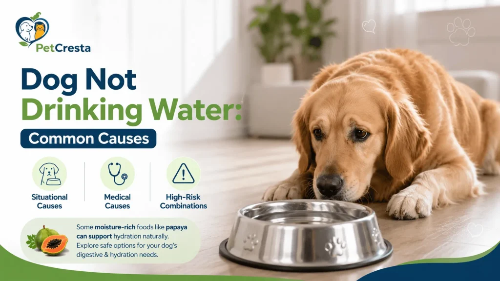 Dog Not Drinking Water: Common Causes