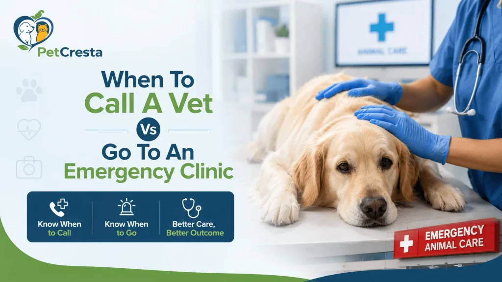 When To Call A Vet Vs Go To An Emergency Clinic