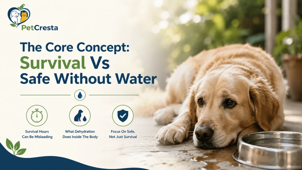 The Core Concept: Survival Vs Safe Without Water