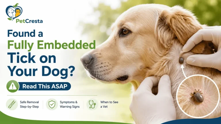 embedded fully ticks on dogs