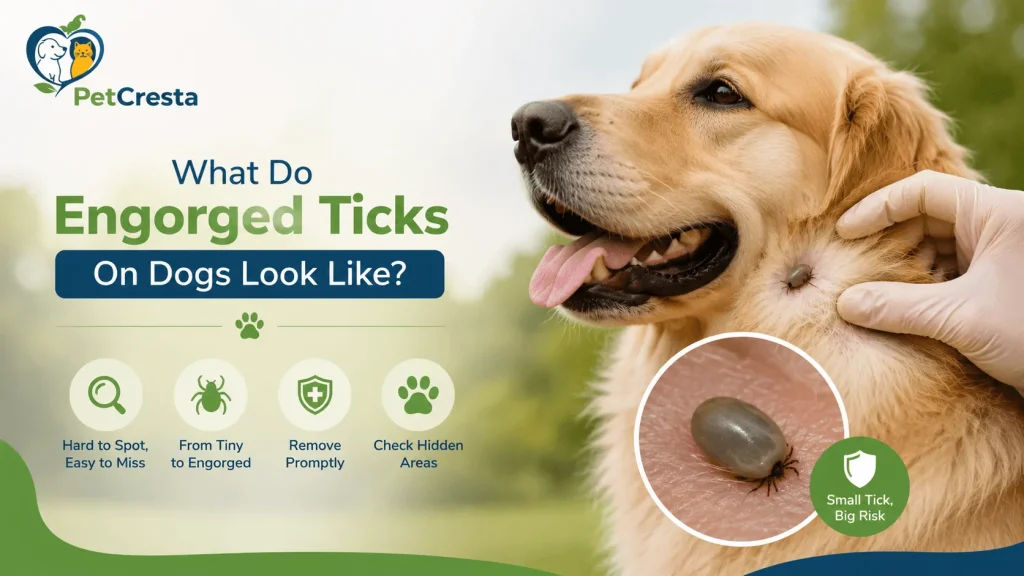 What Do Engorged Ticks On Dogs Look Like?