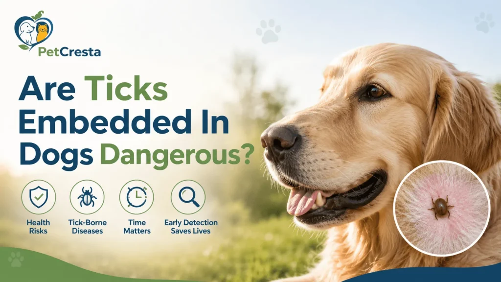Are Ticks Embedded In Dogs Dangerous?