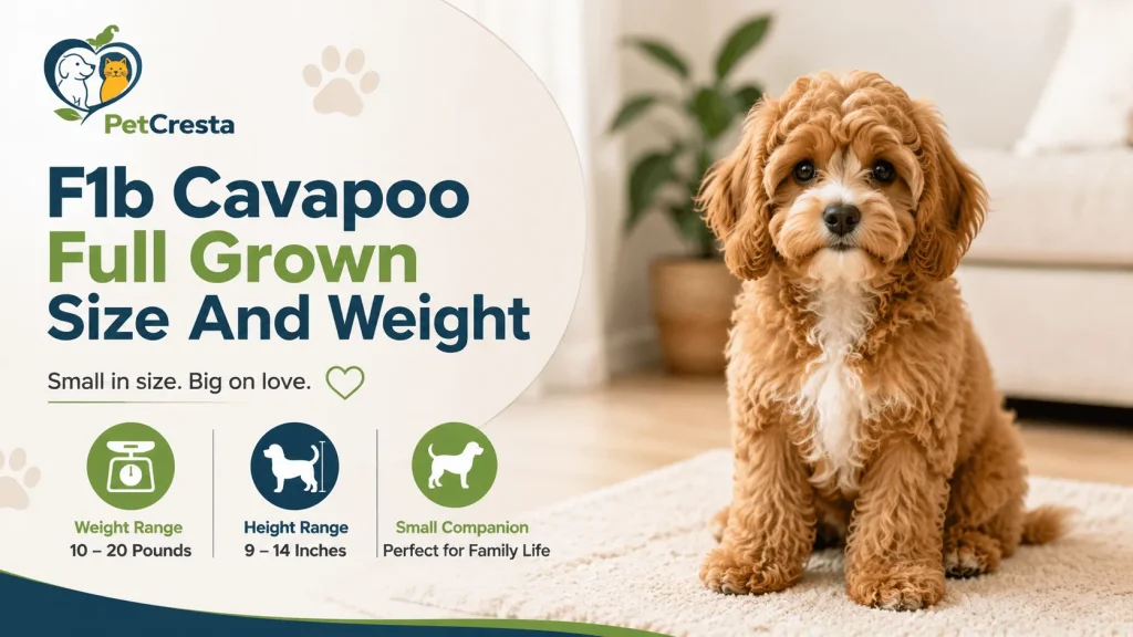 F1b Cavapoo Full Grown Size And Weight