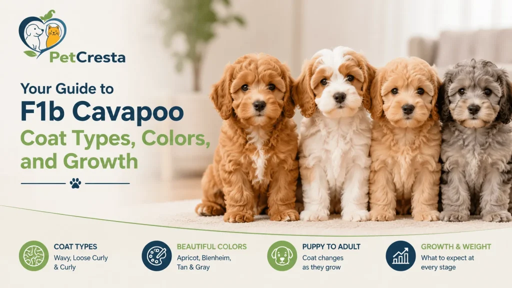 Common F1b ccavapoo Coat Types