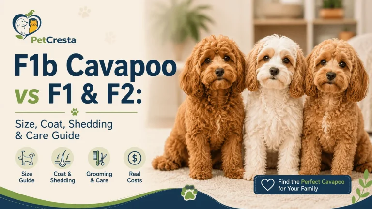 F1b Cavapoo vs F1 & F2: Size, Coat, Shedding & Care Guide