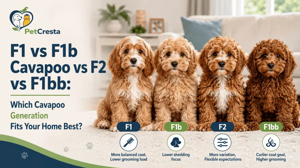 F1 vs F1b Cavapoo vs F2 vs F1bb: Which Cavapoo Generation Fits Your Home Best?