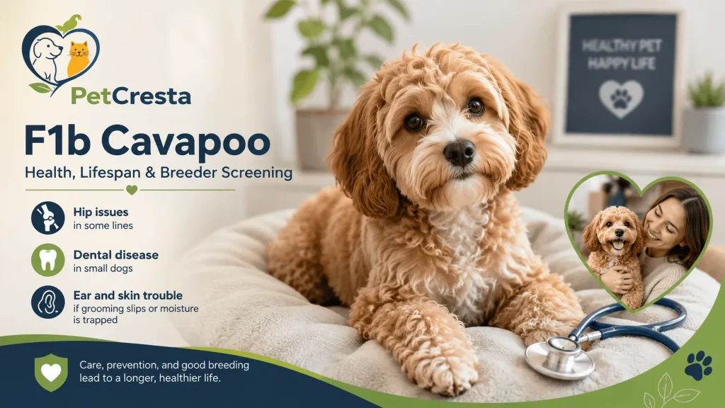 F1b Cavapoo Health Issues & Lifespan And Breeder Screening