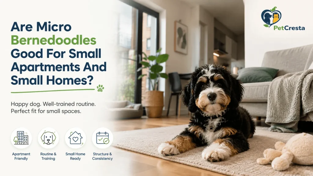 Are Micro Bernedoodles Good For Small Apartments And Small Homes?