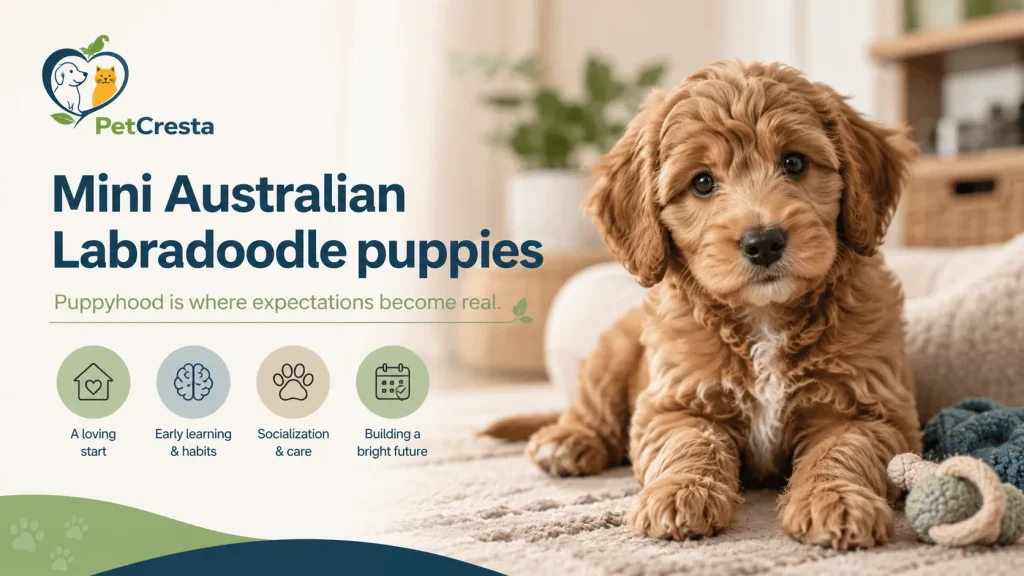 Mini Australian Labradoodle puppies