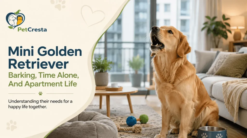 Mini Golden Retriever Barking, Time Alone, And Apartment Life