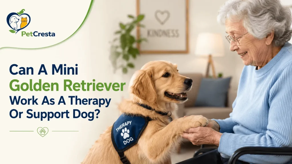 Can A Mini Golden Retriever Work As A Therapy Or Support Dog?