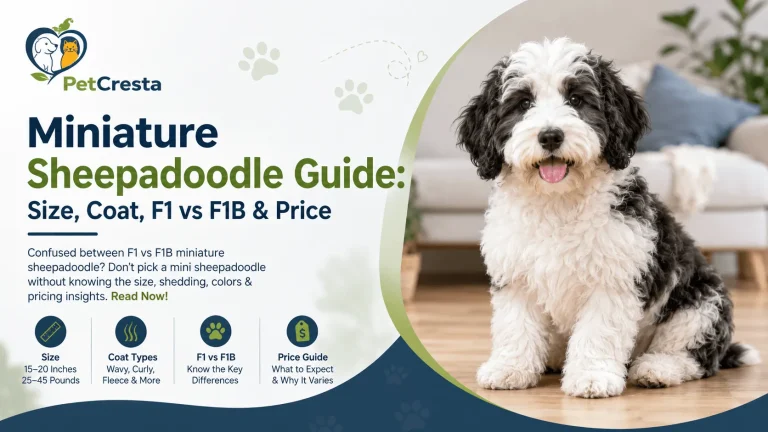 Miniature Sheepadoodle Guide: Size, Coat, F1 vs F1B & Price