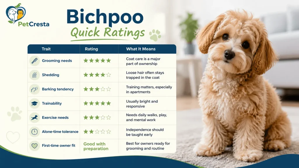 Bichpoo Quick Ratings